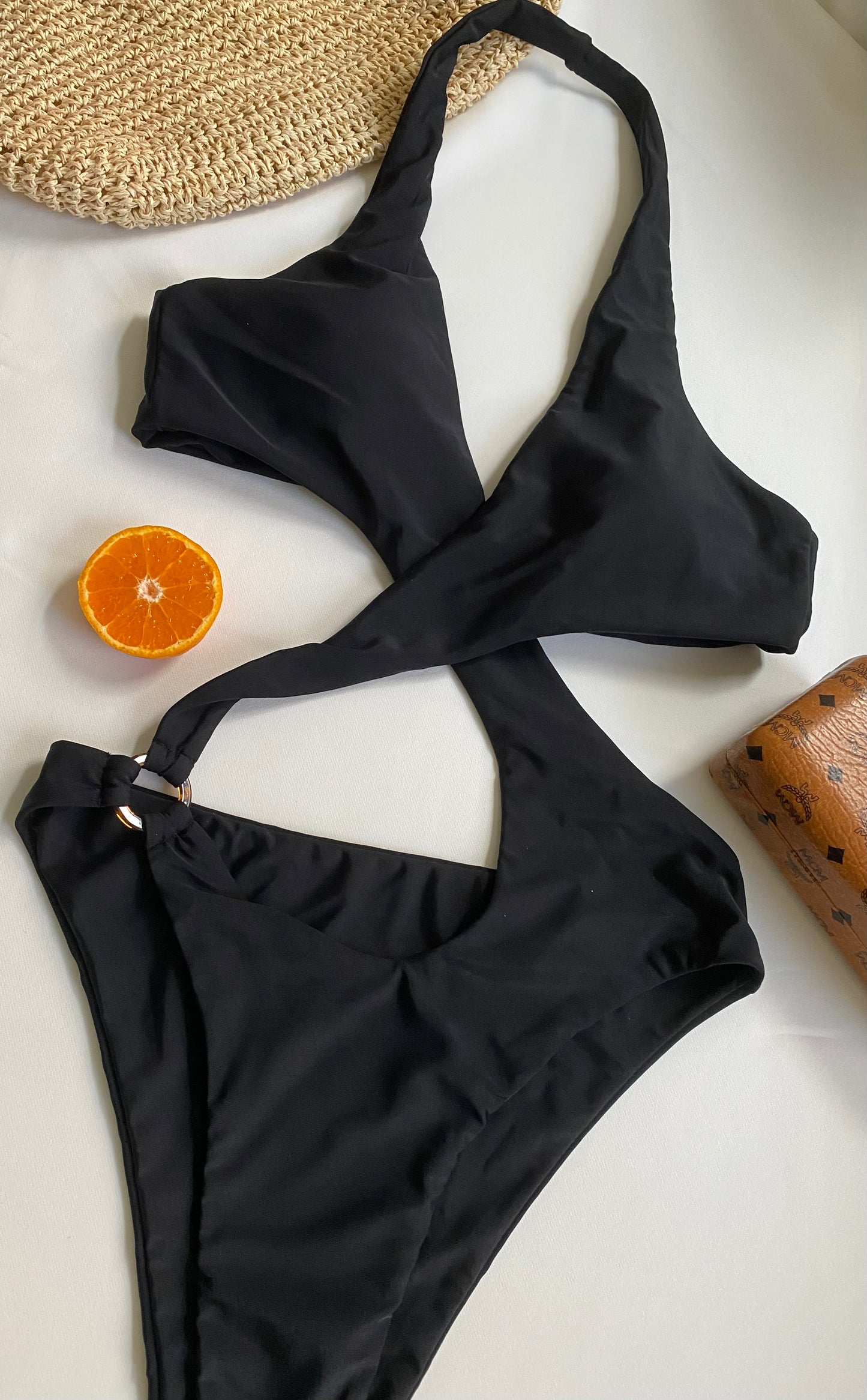 Paris black swimsuit